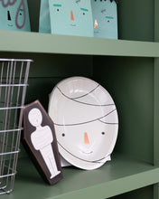 Load image into Gallery viewer, Frank and Mummy, Mummy  Shaped Paper Plate