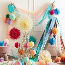 Load image into Gallery viewer, Blue Honeycomb Garlands
