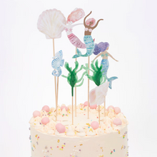 Load image into Gallery viewer, Mermaid Cake Toppers
