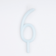 Load image into Gallery viewer, Slim number 6 Candle