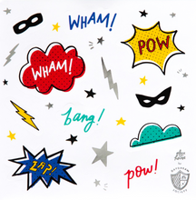Load image into Gallery viewer, Superhero Sticker Set