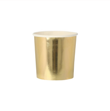 Load image into Gallery viewer, Gold Tumbler Cups