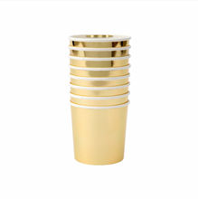 Load image into Gallery viewer, Gold Tumbler Cups