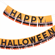 Load image into Gallery viewer, Halloween Fringe Garland