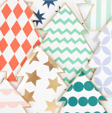 Load image into Gallery viewer, Patterned Christmas Tree Plates