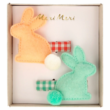 Load image into Gallery viewer, Felt Bunny Hair Clips