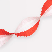 Load image into Gallery viewer, Pink & Red Stitched Streamer