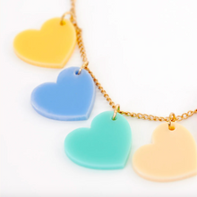 Load image into Gallery viewer, Rainbow Heart Necklace