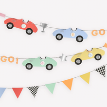 Load image into Gallery viewer, Race Cars Garland