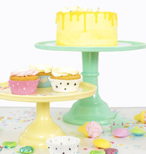 Load image into Gallery viewer, Mint Melamine Cake Stand (Alquiler)