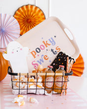 Load image into Gallery viewer, Spooky Sweets Reusable Bamboo Tray
