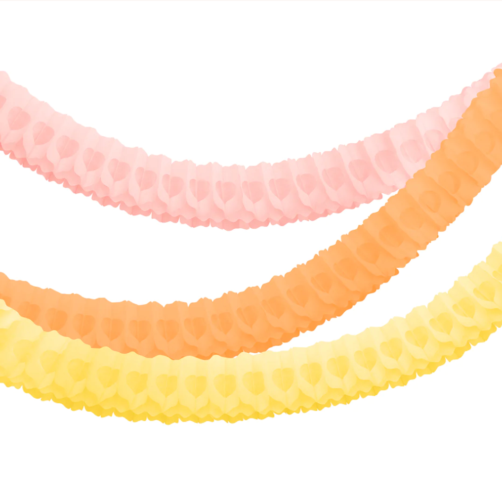 Sorbet Shade Honeycomb Garlands