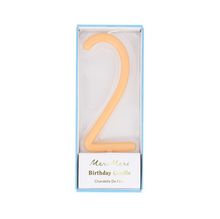 Load image into Gallery viewer, Slim number 2 Candle
