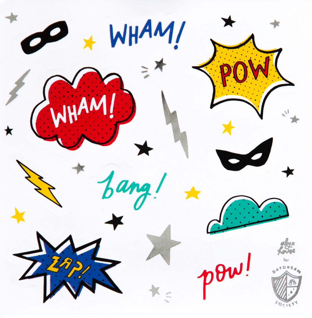 Superhero Sticker Set