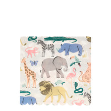 Load image into Gallery viewer, Safari Animals Large Napkins
