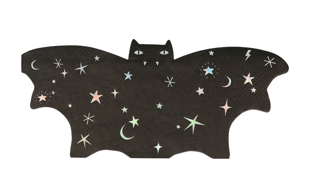 Sparkle Bat Napkins (2 ULTIMOS PAQUETES)