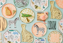 Load image into Gallery viewer, Safari Animal Print Side Plates
