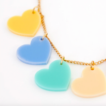 Load image into Gallery viewer, Rainbow Heart Necklace
