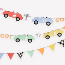 Load image into Gallery viewer, Race Cars Garland
