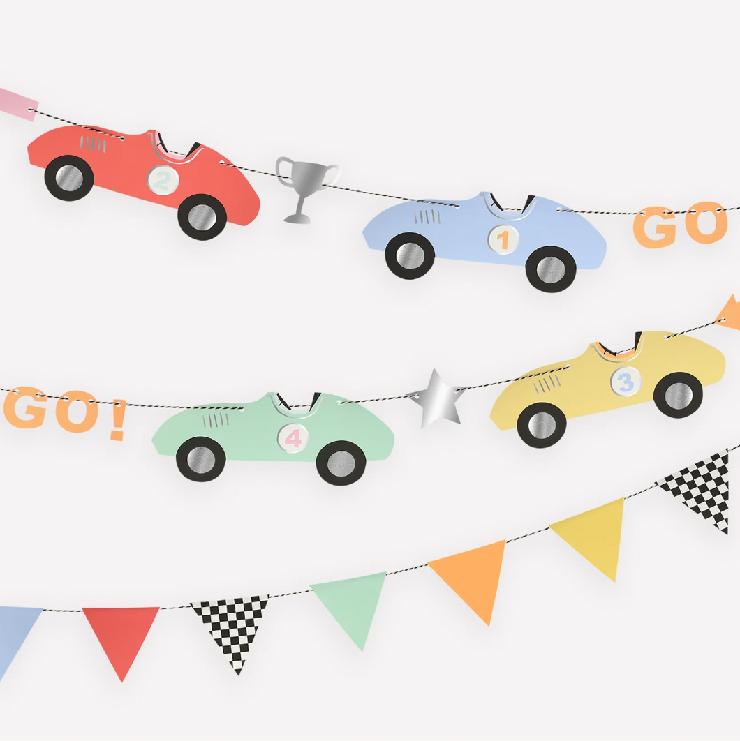 Race Cars Garland